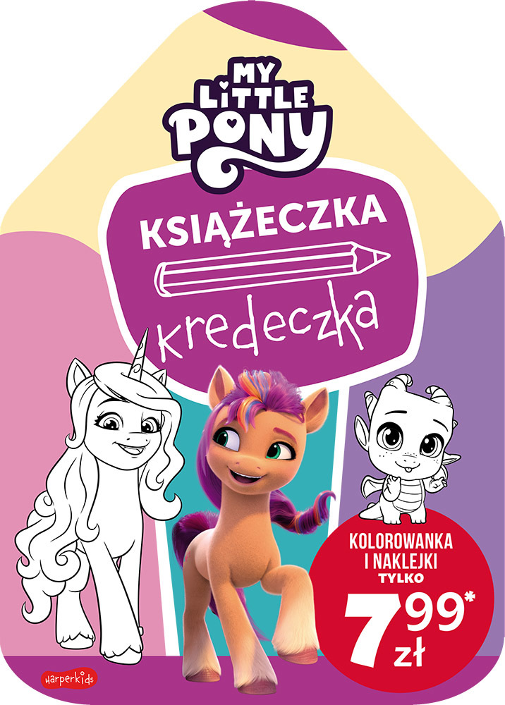 My Little Pony. Nowe pokolenie. Książeczka kredeczka - zbiorowa praca - książka