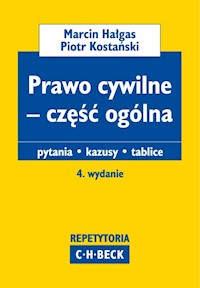 Prawo cywilne część ogólna - Hałgas Marcin, Kostański Piotr - książka