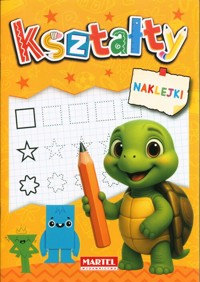 Kolorowanka z naklejkami Kształty -  - książka