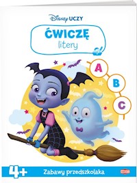 Disney Uczy Ćwiczę  litery 4+ -  - książka