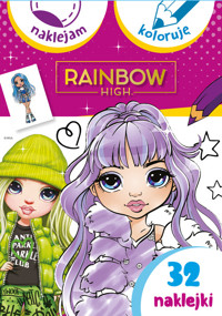 Rainbow High. Naklejam i koloruję -  - książka