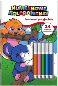 Koala Numerkowe kolorowanki Leniwce i przyjaciele - Praca zbiorowa - książka