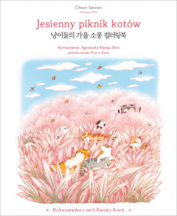 Jesienny piknik kotów. Kolorowanka z serii Kwiaty Korei - Cheon Seonjin - książka