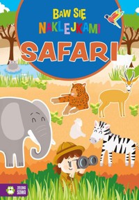 Baw się naklejkami Safari -  - książka