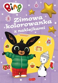 Bing Zimowa kolorowanka z naklejkami -  - książka