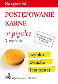 Postępowanie karne w pigułce -  - książka