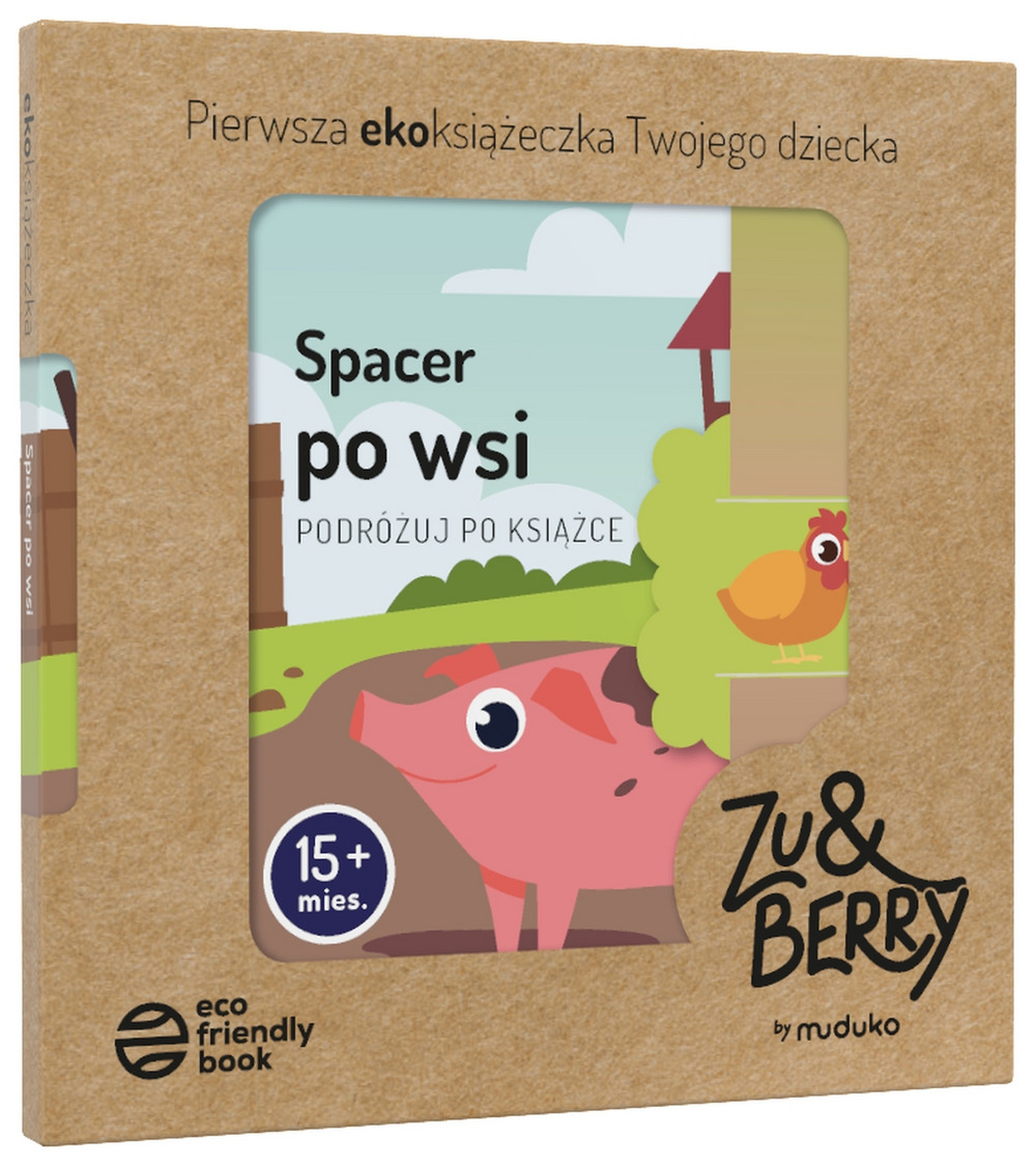 Spacer po wsi. Podróżuj po książce 15 miesięcy+ - zbiorowa praca - książka