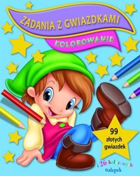 Kolorowanie. Zadania z gwiazdkami - zbiorowa praca - książka