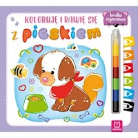Koloruję i bawię się z pieskiem + kredka segmentowa - Kajdana Sylwia - książka