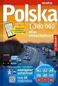 Atlas Polska 1:300 000 -  - książka