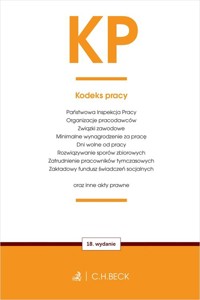 KP. Kodeks pracy oraz ustawy towarzyszące -  - książka