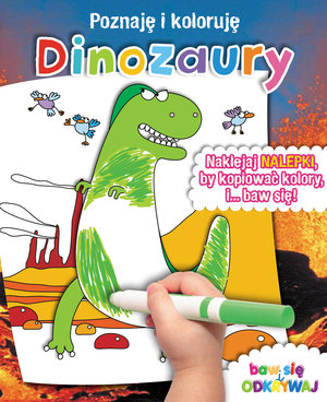 Dinozaury. Poznaję i koloruję - zbiorowa praca - książka