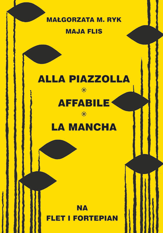 Alla Piazzolla, Affabile, La Mancha na flet i fortepian - Małgorzata M. Ryk, Maja Flis - książka