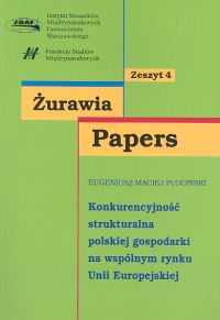 Konkurencyjność strukturalna polskiej gospodarki na wspólnym rynku Unii Europejskiej - Pluciński Eugeniusz - książka
