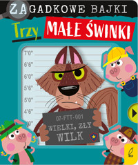 Zagadkowe bajki. Trzy małe świnki - Alexander Cox, Kaja Makowska - książka