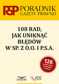 108 rad jak uniknąć błedów w sp. z o.o. i P.S.A -  - książka