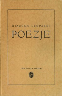 Poezje - Leopardi Giacomo - ebook