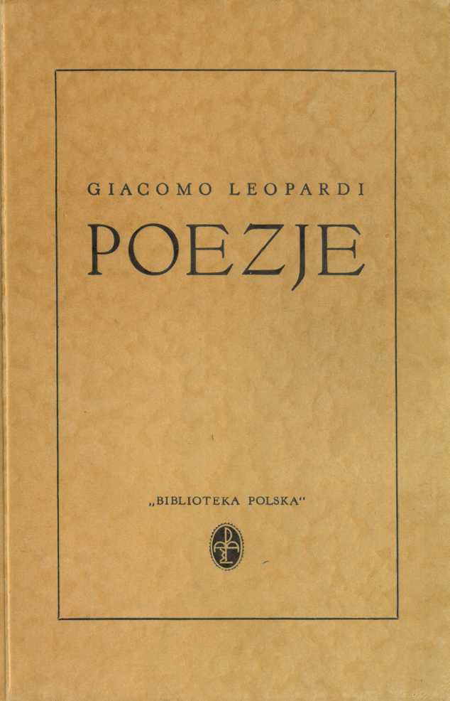 Okładka książki Poezje