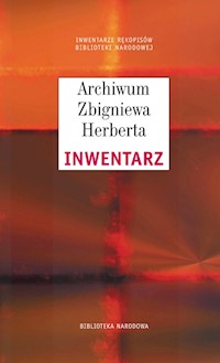 Archiwum Zbigniewa Herberta. Inwentarz - Citko Henryk - książka