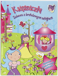 Księżniczki Zabawa z brokatowymi naklejkami -  - książka