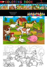 Kolorowanka Farma -  - książka