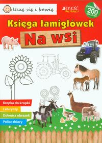 Uczę się i bawię Księga łamigłówek Na wsi -  - książka