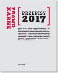 Prawo Karne Przepisy 2017 -  - książka