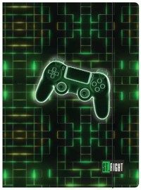 Teczka z gumką A4, 300 g/m2 Neon Pad - St.Right -  - książka