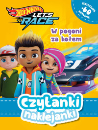 Czytanki naklejanki. W pogoni za kołem! Hot Wheels Let's race - zbiorowa praca - książka
