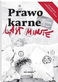 Last Minute Prawo karne - zbiorowa praca - książka