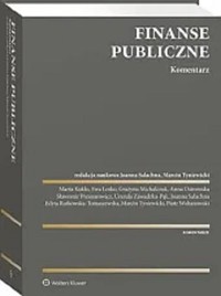 Finanse publiczne Komentarz -  - książka