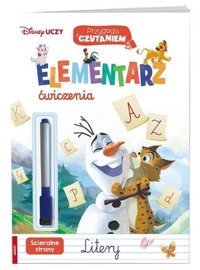 Disney uczy Elementarz Ćwiczenia Litery -  - książka