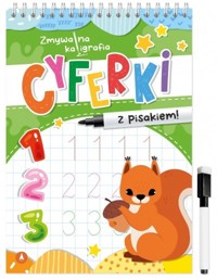 Cyferki. Zmywalna kaligrafia - Monika Ślizowska - książka
