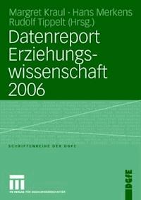 Datenreport Erziehungswissenschaft 2006 - - ebook