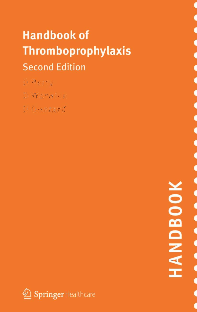 Handbook of Thromboprophylaxis