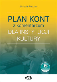 Plan kont z komentarzem dla instytucji kultury - Urszula Pietrzak - książka