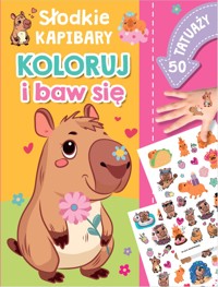 Koloruj i baw się. 50 tatuaży. Śliczne kapibary - Izabella Sieńko-Holewa - książka