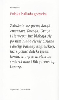 Polska ballada gotycka - Pluta Paweł - książka