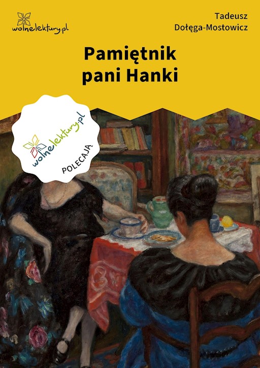 Okładka książki Pamiętnik pani Hanki
