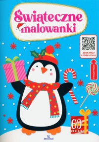 Kolorowanka z kodem QR - Świąteczne malowanki - Matusiak Monika - książka