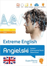 Extreme English Angielski System Intensywnej Nauki Słownictwa (poziom podstawowy A1-A2 i średni B1 -  - książka