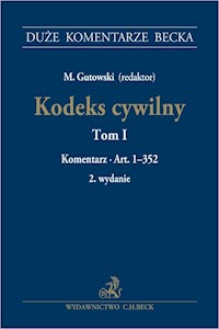 Kodeks cywilny Tom 1 Komentarz do art. 1-352 -  - książka