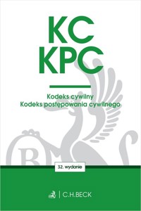 KC. KPC. Kodeks cywilny. Kodeks postępowania cywilnego. Edycja Sędziowska -  - książka