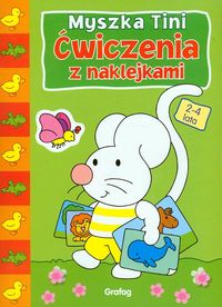 Myszka Tini ćwiczenia z naklejkami 2-4 lata -  - książka