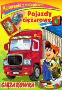 Pojazdy ciężarowe naklejki -  - książka