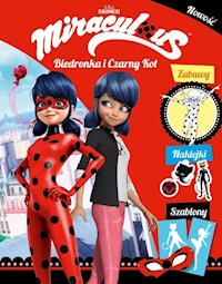 Biedronka i czarny kot Zabawy , naklejki , szablony -  - książka