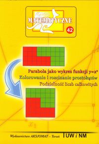 Miniatury matematyczne 42 Parabola jako wykres funkcji - zbiorowa praca - książka