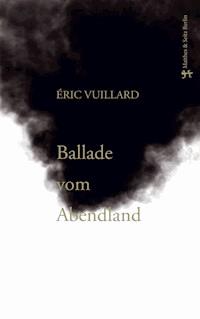 Ballade vom Abendland - Éric Vuillard - ebook