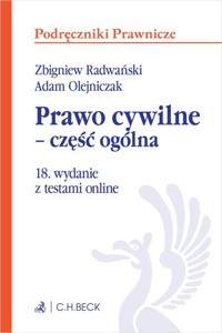 Prawo cywilne część ogólna - Radwański Zbigniew, Olejniczak Adam - książka