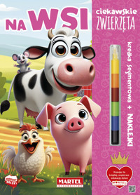 Ciekawskie zwierzęta Na wsi z kredką i naklejkami - Salamon Katarzyna - książka